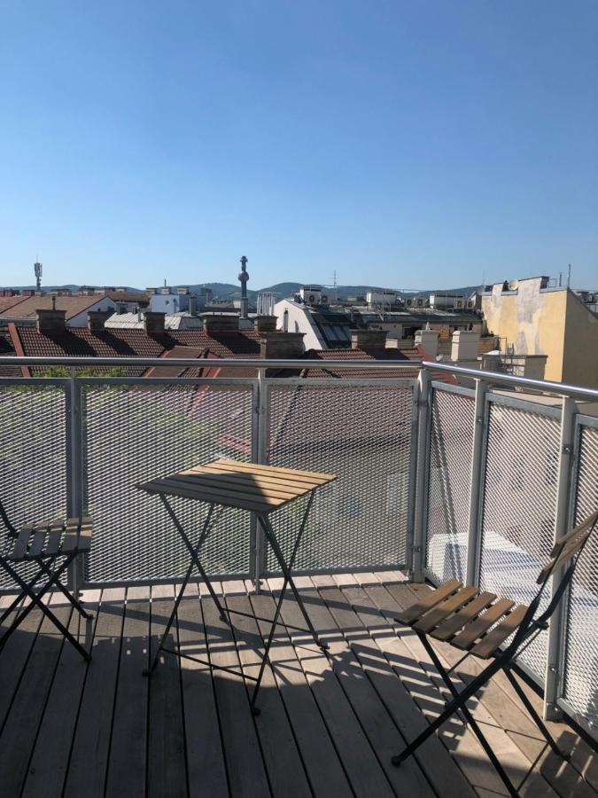 Apartament Augartenblick Penthauscombo 15/16 - Blick Zum Riesenrad Wiedeń Zewnętrze zdjęcie