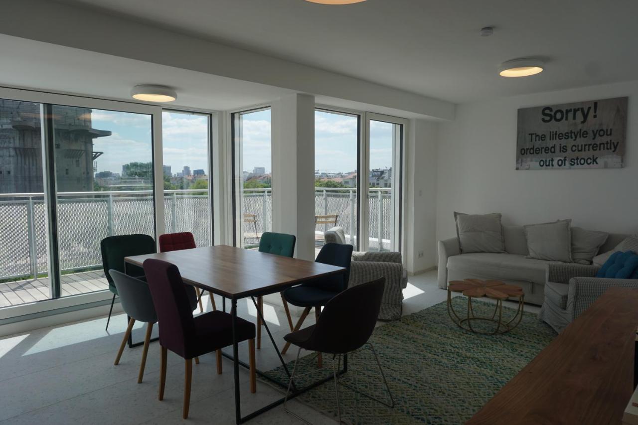 Apartament Augartenblick Penthauscombo 15/16 - Blick Zum Riesenrad Wiedeń Zewnętrze zdjęcie