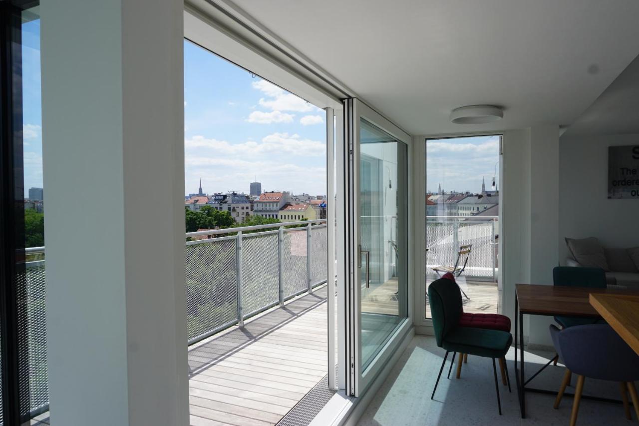Apartament Augartenblick Penthauscombo 15/16 - Blick Zum Riesenrad Wiedeń Zewnętrze zdjęcie