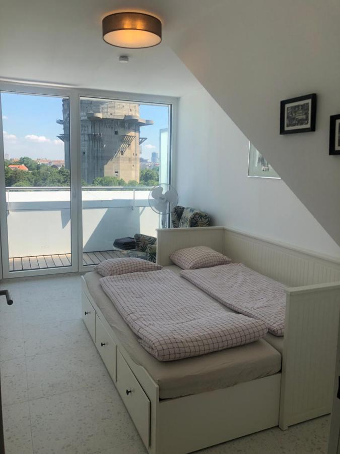Apartament Augartenblick Penthauscombo 15/16 - Blick Zum Riesenrad Wiedeń Zewnętrze zdjęcie
